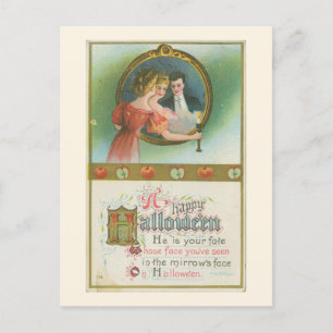 Een Happy Halloween Mirrow's Fate Vintage Briefkaart