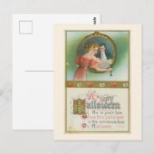 Een Happy Halloween Mirrow's Fate Vintage Briefkaart (Voorkant / Achterkant)