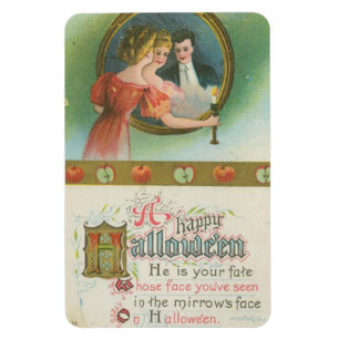 Een Happy Halloween Mirrow's Fate Vintage Magneet