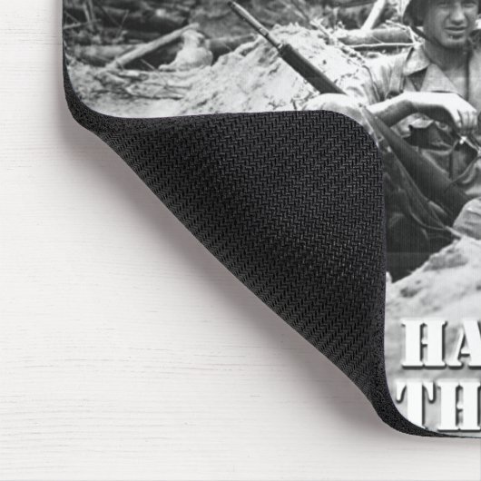 Een harde-dag-muispad muismat (Hoek)