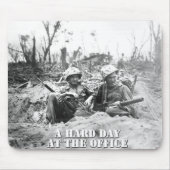 Een harde-dag-muispad muismat (Voorkant)