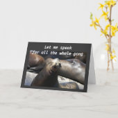 EEN HAREM VAN SEALS VOOR UW 40ste Kaart (Gele Bloem)