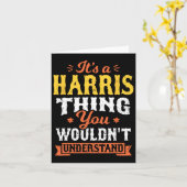 Een Harris-ding dat je achternamen niet zou begrij Kaart (Gele Bloem)