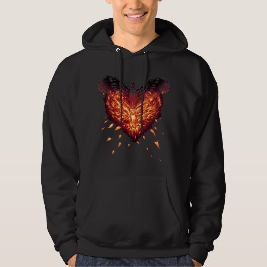 Een hart geboren hoodie (Voorkant)