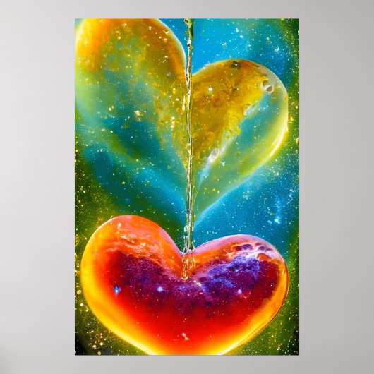 Een hart heeft een ander hart nodig poster (Voorkant)