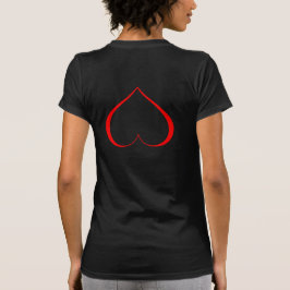 EEN HART IN NOOD Rood T-shirt