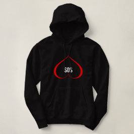 EEN HART IN NOOD SOS Rood Hoodie