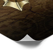 Een hart om Poster te nemen... rood (Hoek)