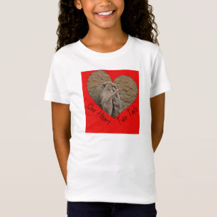 Een hart twee staarten - Puppies lopen samen T-shirt
