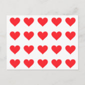 Een hart van liefde en genegenheid briefkaart (Voorkant)