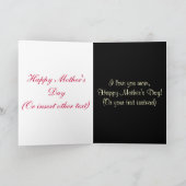 Een hart van moeder kaart (Binnen)