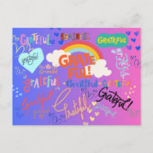 Een Hart Vol Dankbaarheid Briefkaart (Voorkant)