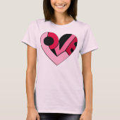 Een hart vol liefde t-shirt (Voorkant)