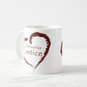 Een hart voor de mok van justitie (Voorkant links)