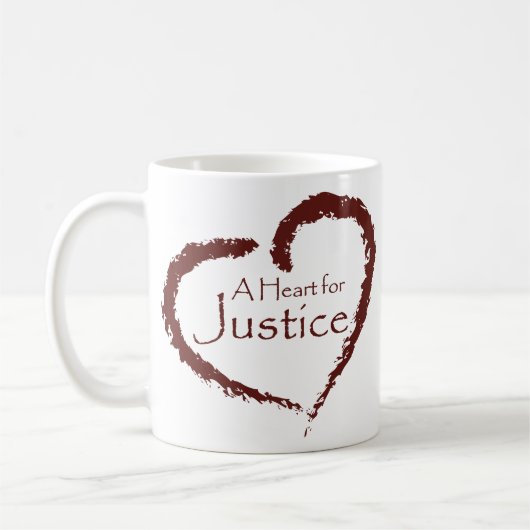 Een hart voor de mok van justitie (Links)