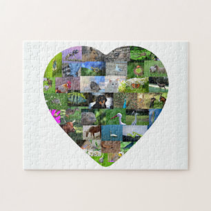 Een hart voor dieren legpuzzel