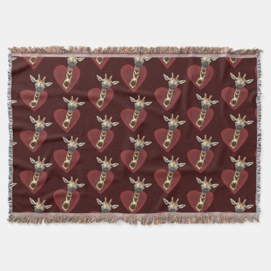 Een hart voor Giraffes Deken (Voorkant)