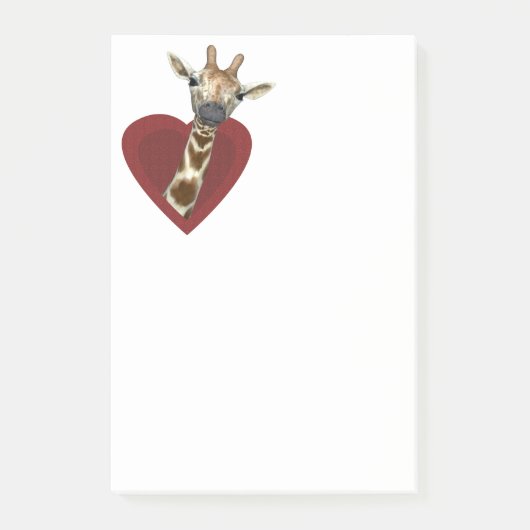 Een hart voor Giraffes Post-it® Notes (Voorkant)