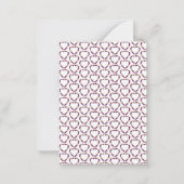 Een Hart Voor Lezen Leraar Klas Valentijn Notitiekaartje (Achterkant)