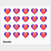 Een hart voor Saxonia Sticker (Vel)