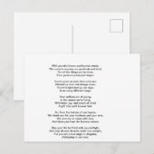 Een hartelijke dank je wel briefkaart (Voorkant / Achterkant)