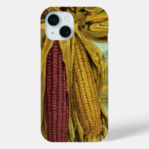 Een hartelijke dankdag; Indische maïs en hooiberge iPhone 15 Case
