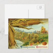 Een hartelijke Thanksgiving; Indische maïs en hooi