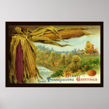 Een hartelijke Thanksgiving; Indische maïs en hooi