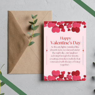 Een hartelijke valentijnskaart feestdagenkaart