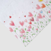 Een hartenveld tissuepapier (Detail)