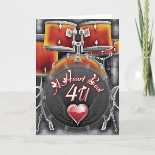 Een hartslag 4 U Feestdagen Kaart (Voorkant)