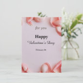 Een hartverwarmde Bericht Gepersonaliseerde Kaart  (Staand voorkant)