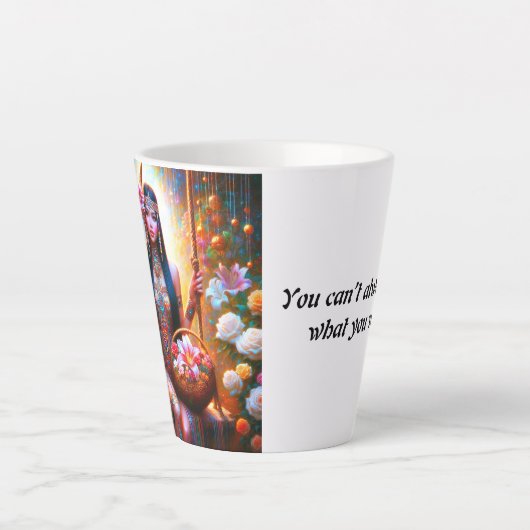 Een hartverwarmend slokje voor elke ziel - latte mok (Voorkant)