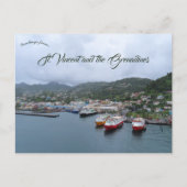 Een haven in St Vincent Briefkaart (Voorkant)