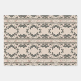 Een Hawaïaans kerstpapier voor stijlvolle kerstins Inpakpapier Vel