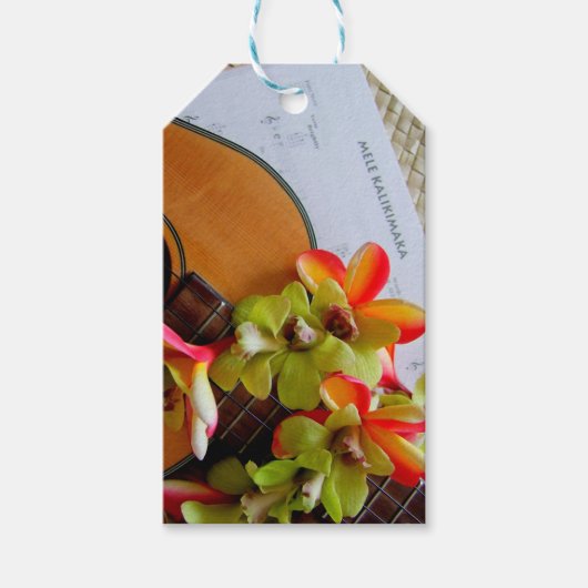 Een Hawaïaanse Kerst Cadeaulabel (Voorkant)