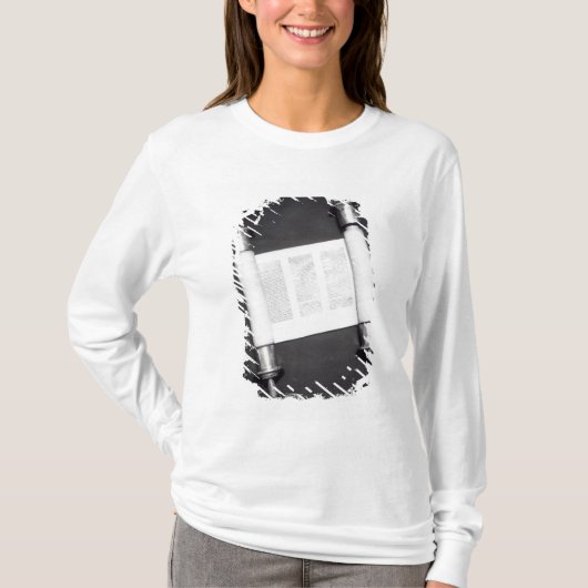 Een Hebreeuwscrol T-shirt (Voorkant)