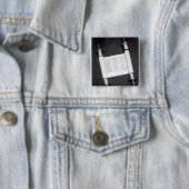 Een Hebreeuwscrol Vierkante Button 5,1 Cm (In situ)