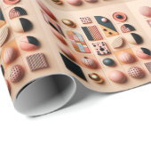 Een hedendaagse Abstracte interpretatie van Still  Cadeaupapier (Rol Hoek)