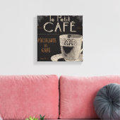 Een hedendaagse beker koffie canvas afdruk (Insitu (Woonkamer))
