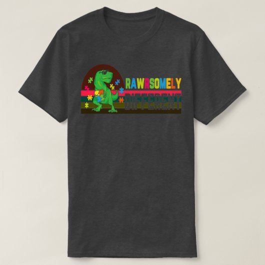een heel andere dag van autisme t-shirt (Design voorkant)