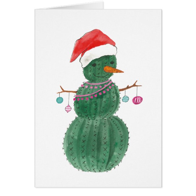 Een heel Cactus kerstman (Voorkant)