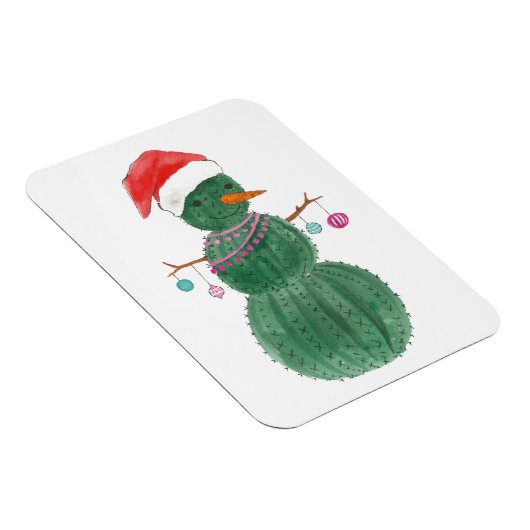 Een heel Cactus kerstman Magneet (Rechterzijde)