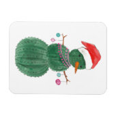 Een heel Cactus kerstman Magneet (Horizontaal)
