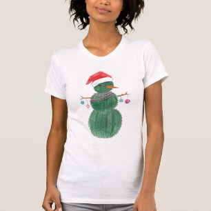 Een heel Cactus kerstman T-shirt