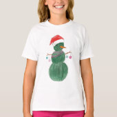 Een heel Cactus kerstman T-shirt (Voorkant)