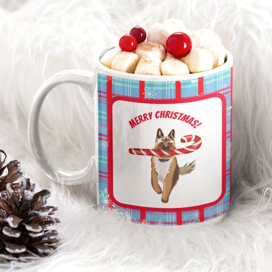 Een heel Duitse Herders Snoepriet Kerstmis  Koffiemok
