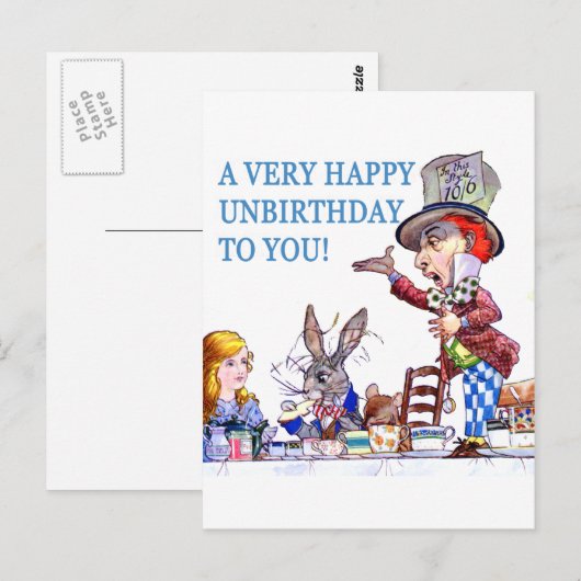 Een heel gelukkige verjaardag voor jou! briefkaart (Voorkant / Achterkant)