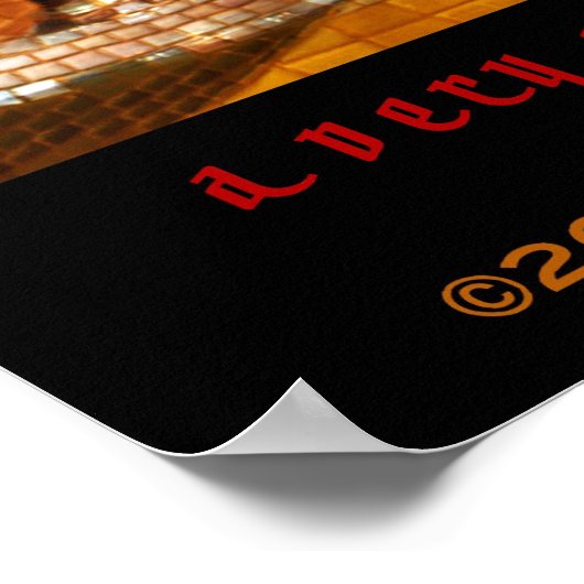 Een heel goed jaar poster (Hoek)