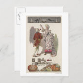 Een heel HalloweenRestoration Gekleed Paar Feestdagenkaart (Voorkant / Achterkant)